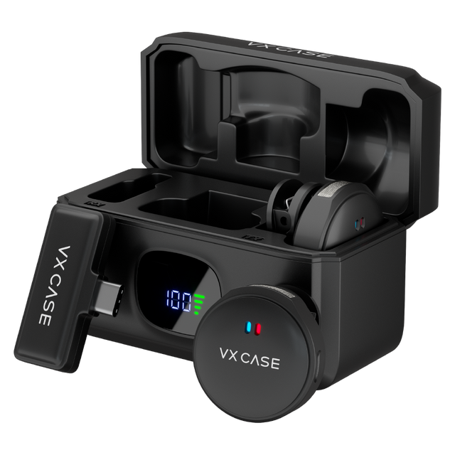 Microfone de Lapela Sem Fio com Fixação Magnética USB-C - Mag Clip