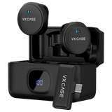 Microfone de Lapela Sem Fio com Fixação Magnética USB-C - Mag Clip