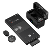 Microfone de Lapela Sem Fio com Fixação Magnética USB-C - Mag Clip