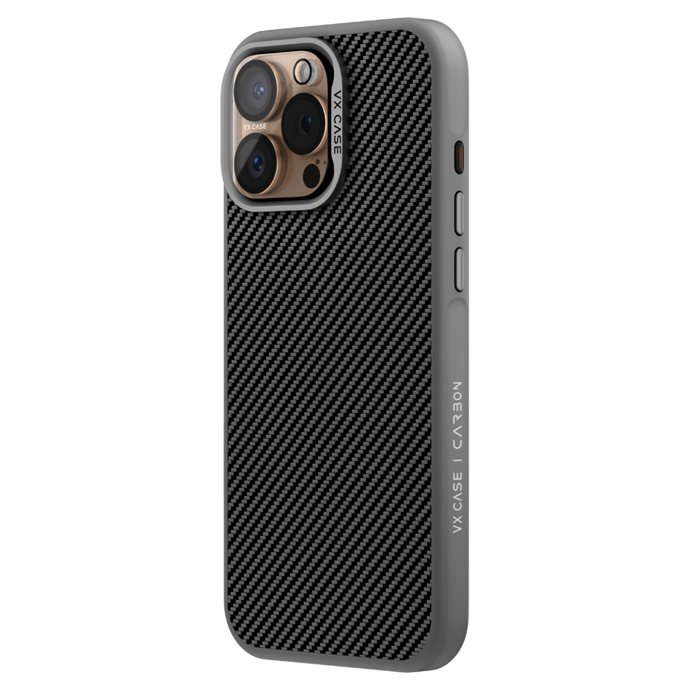 Capa Carbon VX Case Magsafe para iPhone 16 Pro Max - Cinza