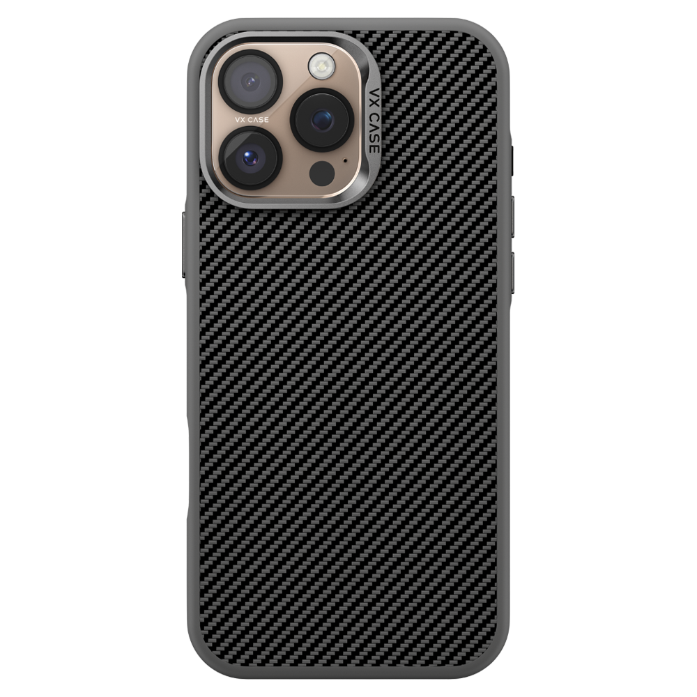 Capa Carbon VX Case Magsafe para iPhone 16 Pro Max - Cinza