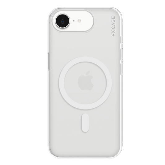 Capinha de Celular de silicone rígido transparente com MagSafe VX Case para iPhone 16e