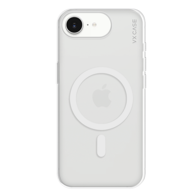 Capinha de Celular de silicone rígido transparente com MagSafe VX Case para iPhone 16e