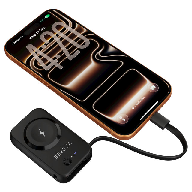 Carregador Portátil de Smartphone e Apple Watch Help Charger VX Case - Preto
