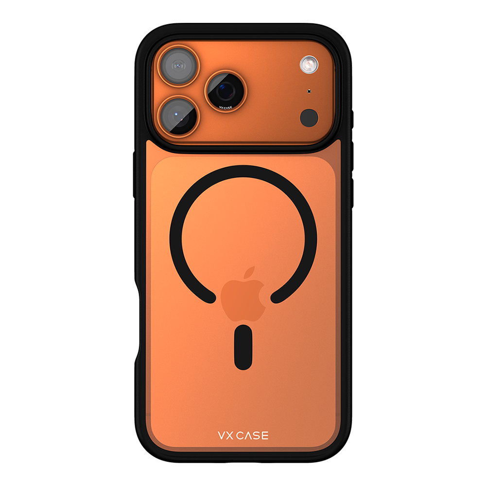 Capinha de Celular Jet Black transparente com MagSafe VX Case para iPhone 17 Pro Max
