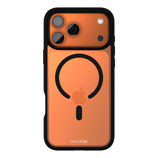 Capinha de Celular Jet Black transparente com MagSafe VX Case para iPhone 17 Pro Max