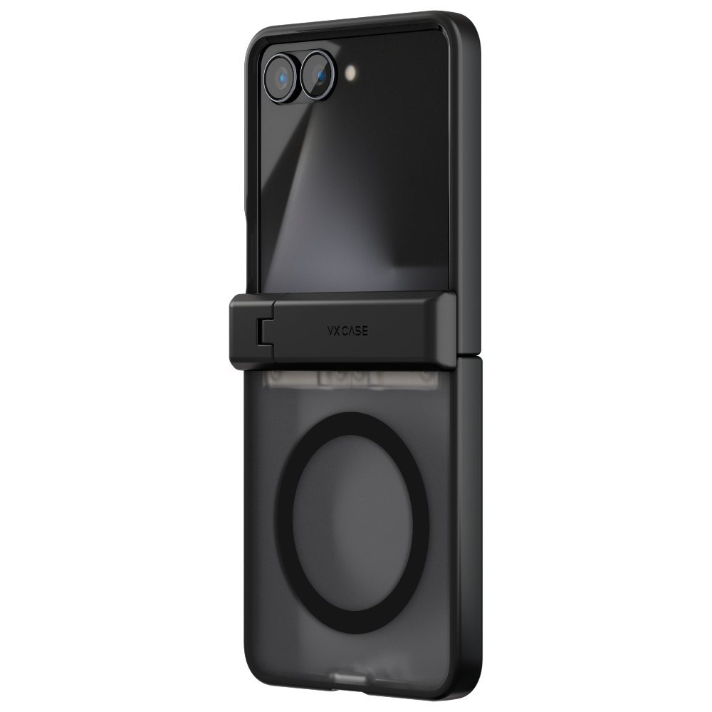 Capa MagSafe Galaxy Z Flip 7 com Suporte Preta