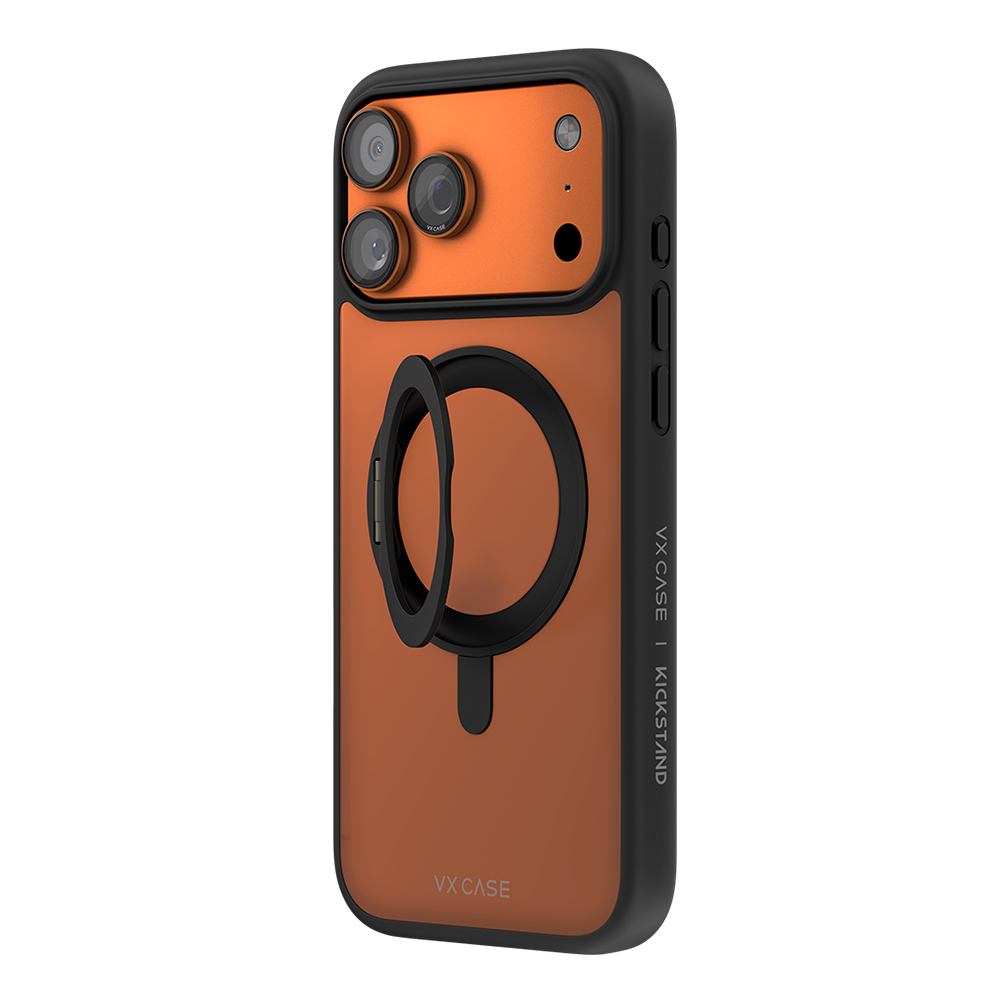 Capa MagSafe iPhone 17 Pro Max Preta - KickStand