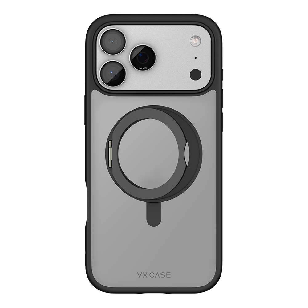 Capa MagSafe iPhone 17 Pro Max Preta - KickStand