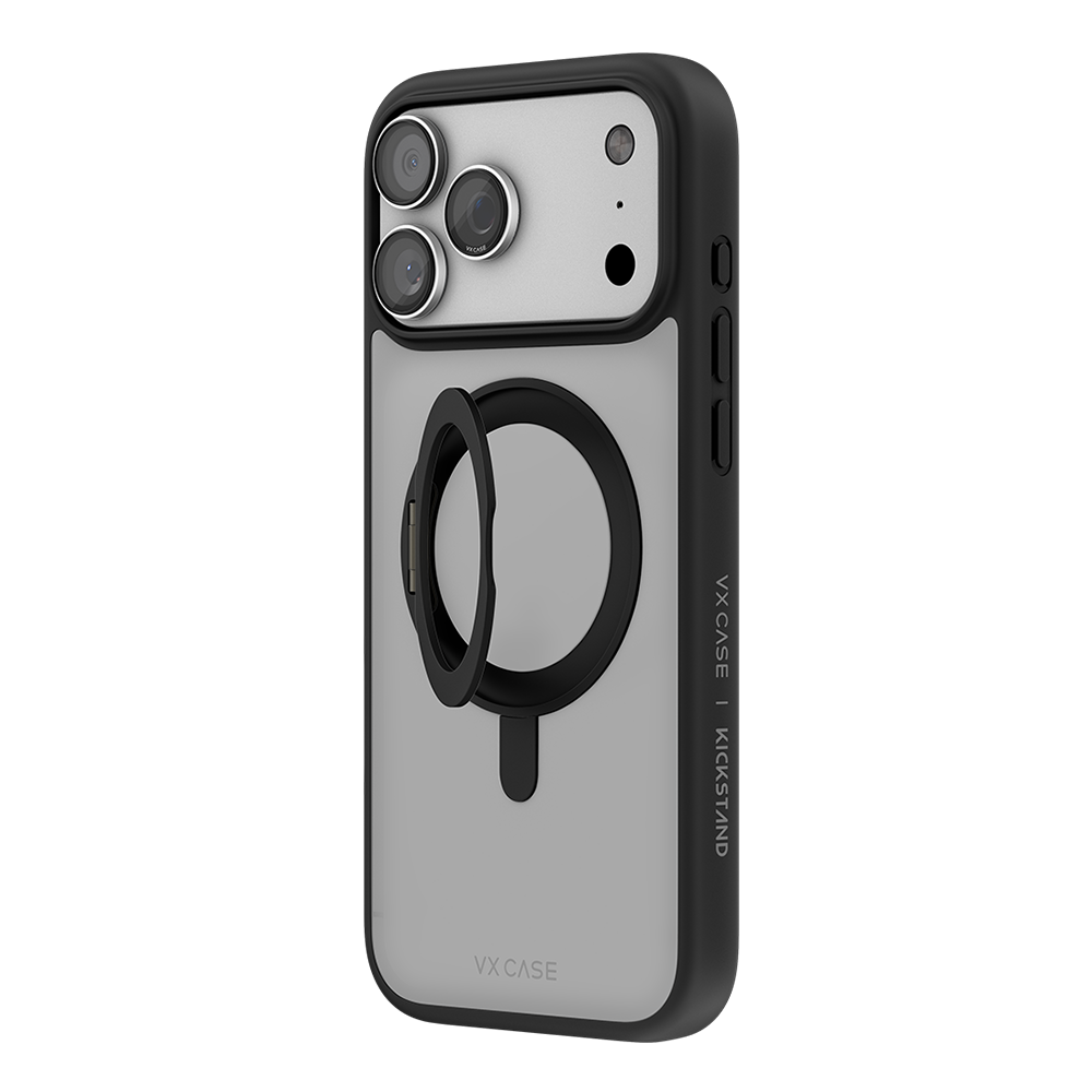 Capa MagSafe iPhone 17 Pro Max Preta - KickStand