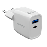 Carregador Turbo PD 30W com 2 portas USB e Type C - Mini Boost