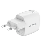 Carregador Turbo PD 30W com 2 portas USB e Type C - Mini Boost