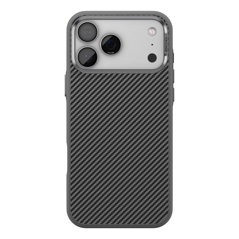Capa Carbon VX Case MagSafe para iPhone 17 Pro Max - Cinza