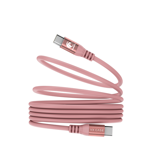 Kit - 2un. Cabo Magnético VX Case Tipo-C/Tipo-C PD 60W