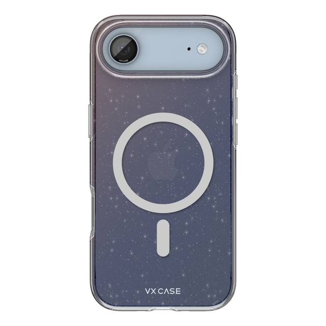 Capa Dark Glitter Magsafe VX Case iPhone 17 Air - Preto Translúcido