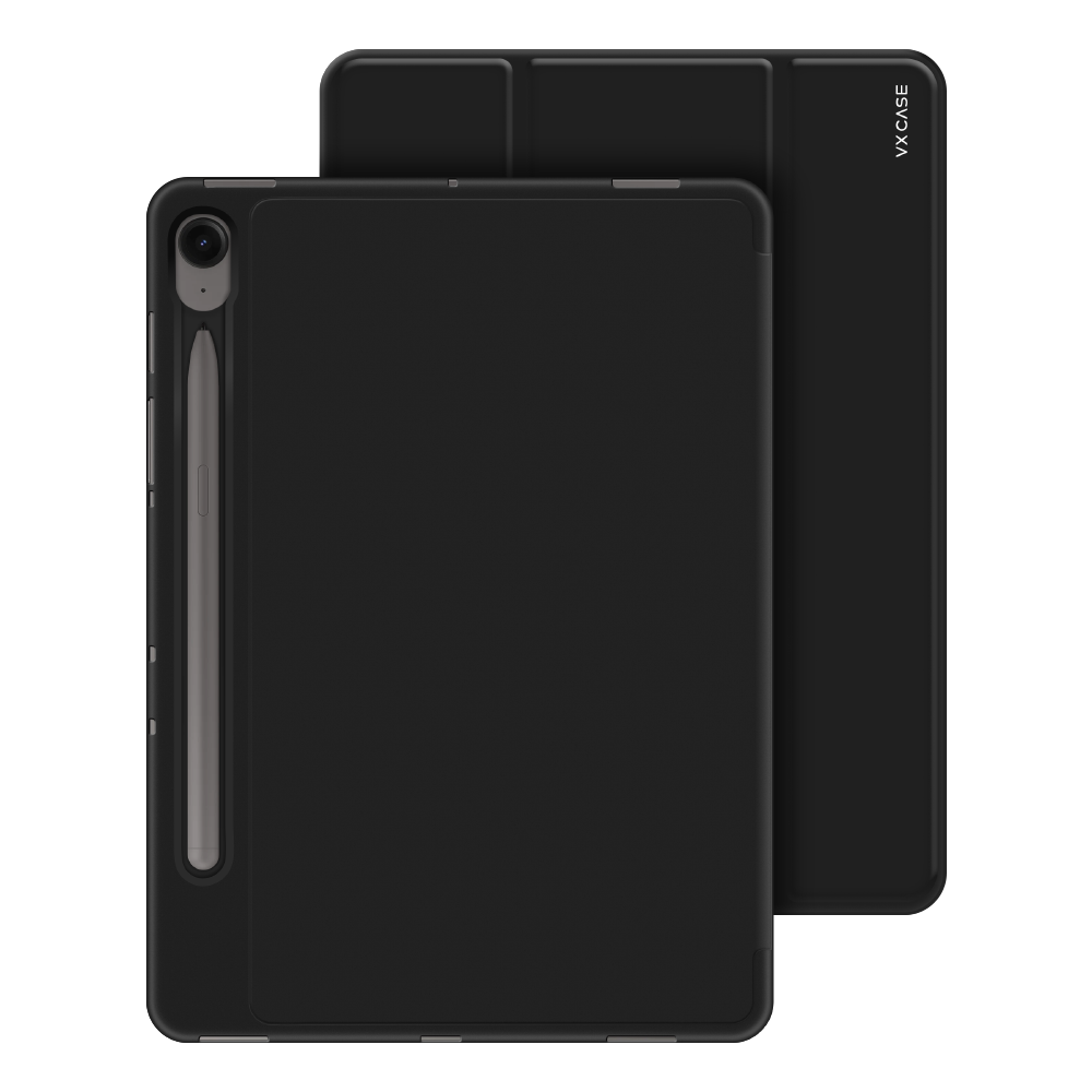 Capa de Silicone Smart VX Case Galaxy Tab S9 Fe - Preta