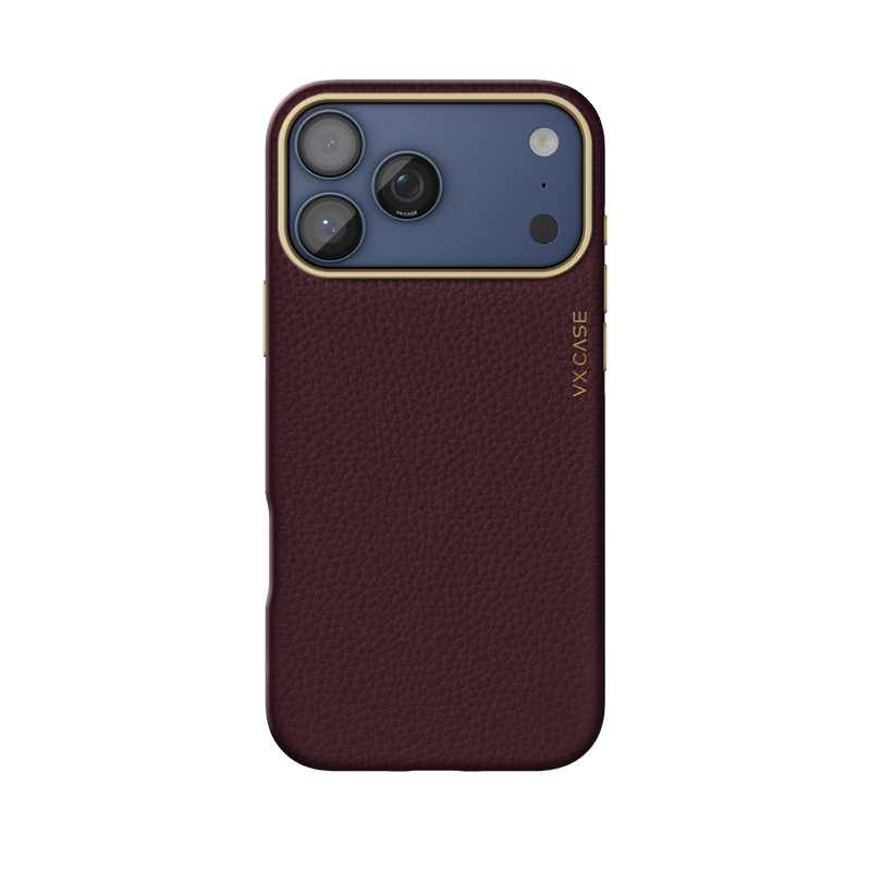 Capa Leather Collection MagSafe VX Case - Leather Vinho - foto 1