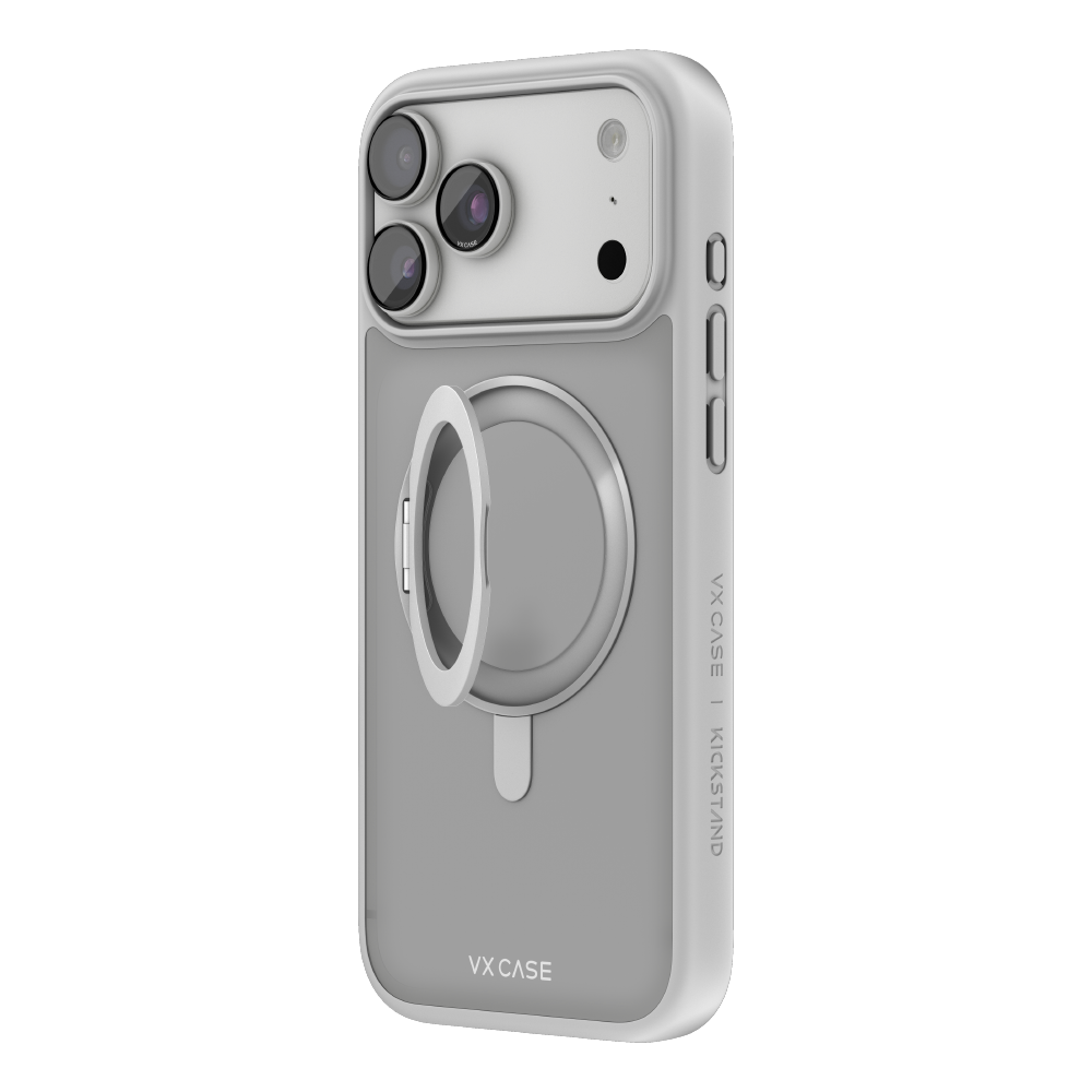 29099 Capa KickStand Magsafe VX Case para iPhone 18 Pro Max - Silver 02