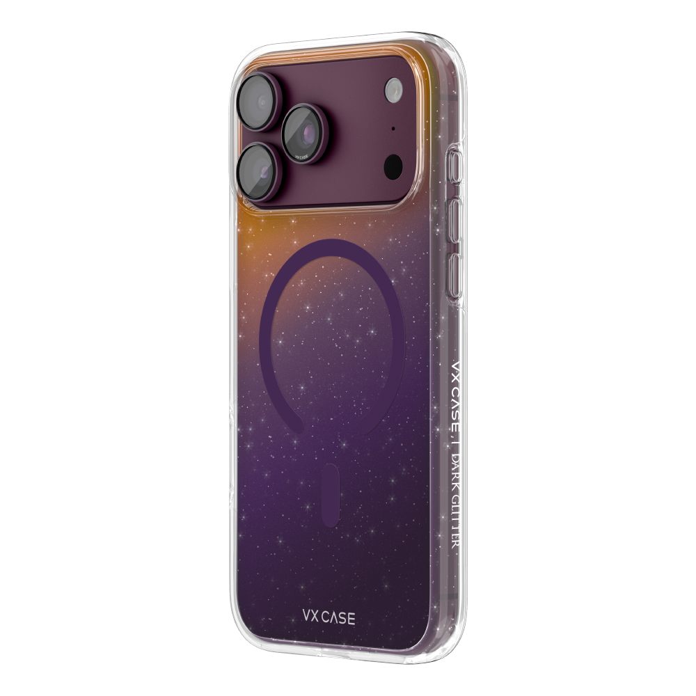 29264 - Capa Dark Glitter Magsafe VX Case iPhone 18 Pro Max - Dark Cherry Perspectiva