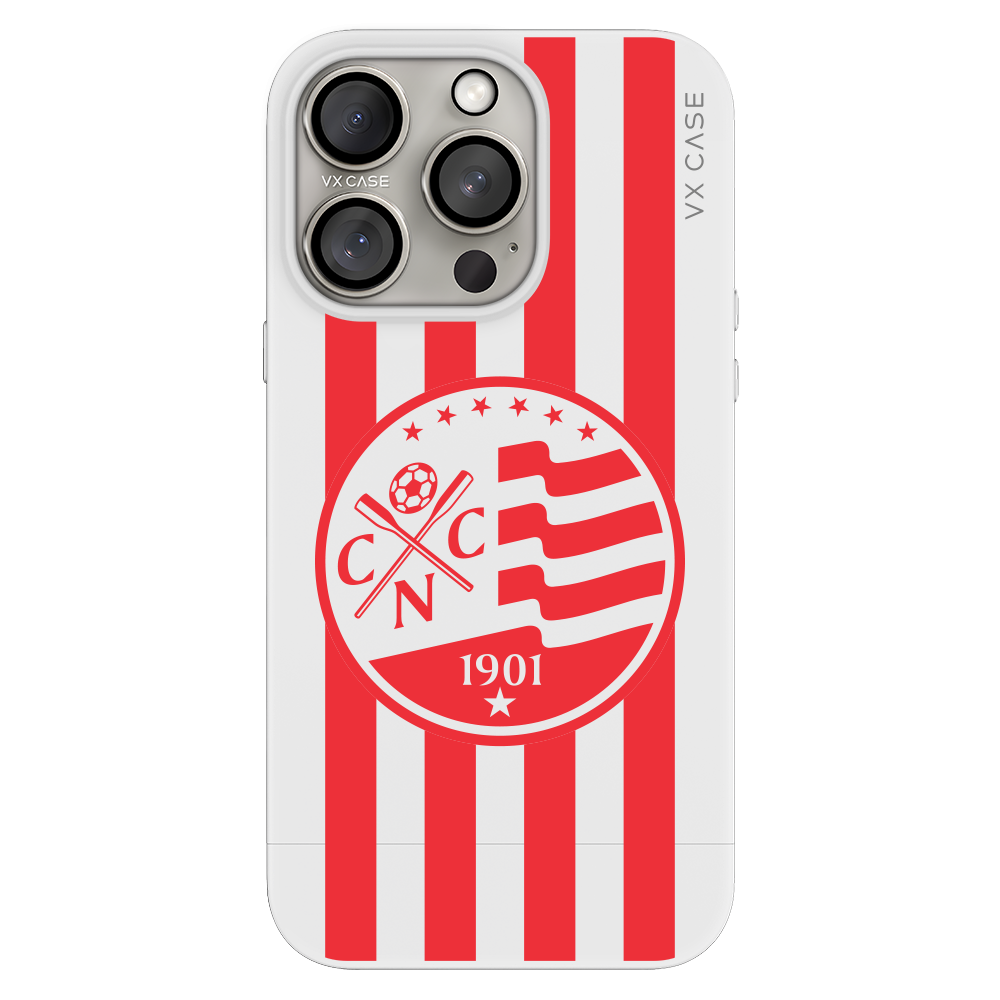Capa iPhone 15 Pro Max Branca - Náutico Listras