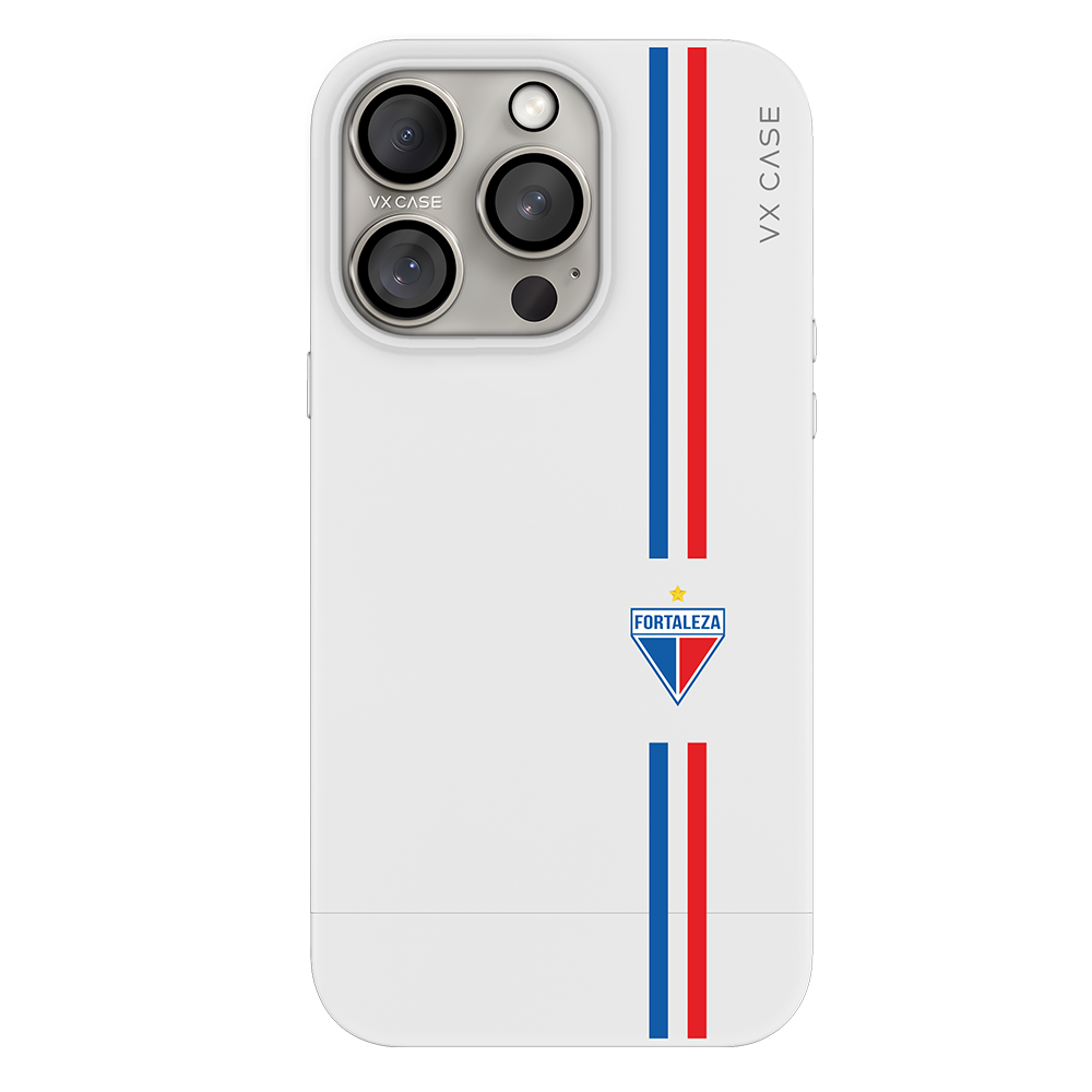 Capa iPhone 15 Pro Max Branca - Fortaleza Stripes