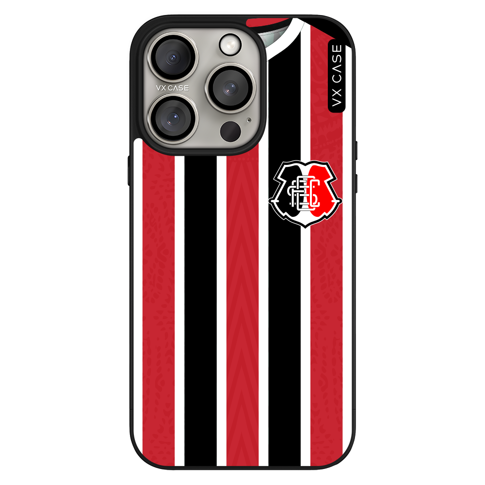 Capa iPhone 15 Pro Max Preta Fosca - Santa Cruz Camisa Coral