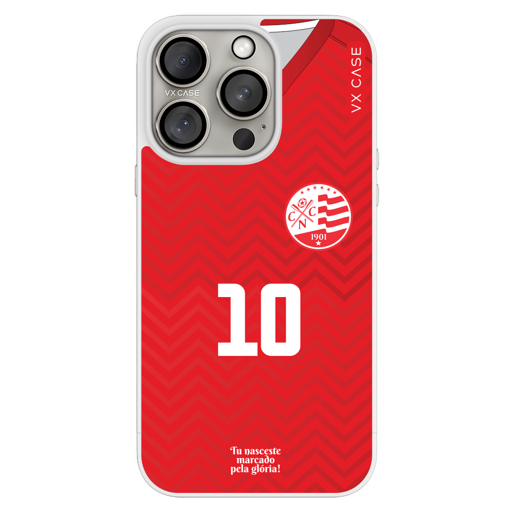 Capa iPhone 15 Pro Max Branca - Náutico Chevron