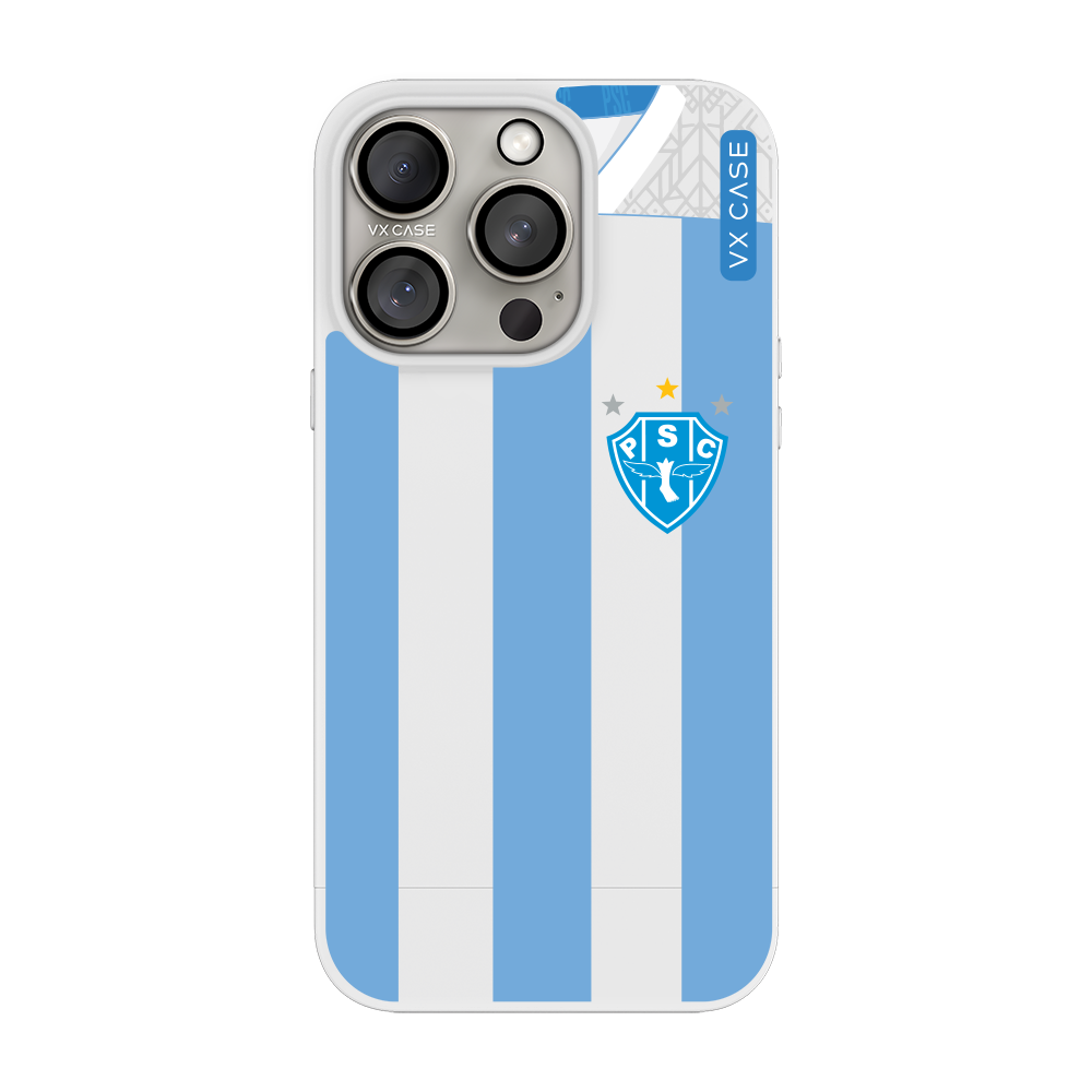 Capa iPhone 15 Pro Max Branca - Camisa Paysandu