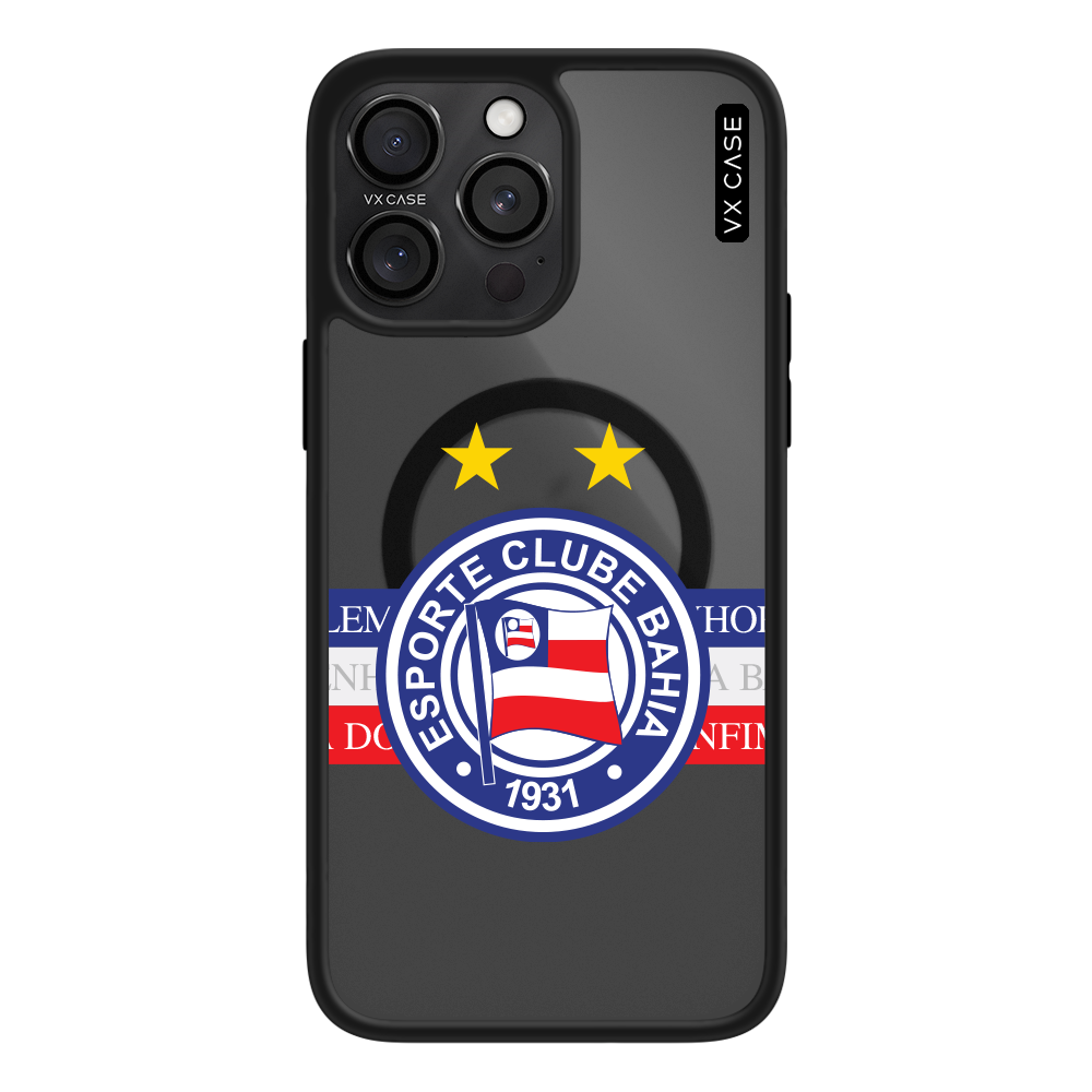 Capa iPhone 15 Pro Max MagSafe - Tradição Tricolor - Jet Black