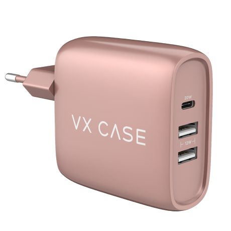 Adaptador de Carga Turbo 2 USB + 1 Tipo-C PD 32W