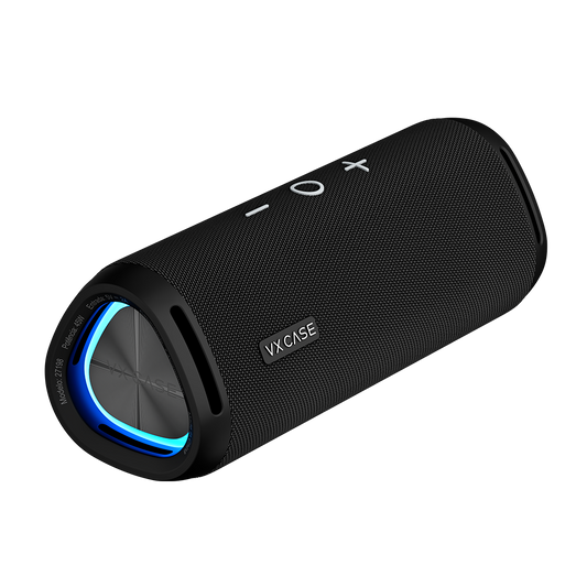 Caixa de som Hurricane Pro VX Case preta com LED