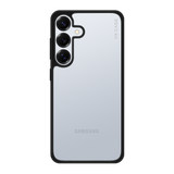 Capa para Galaxy S25 Plus - Transparente com Bordas Pretas - Jet Black