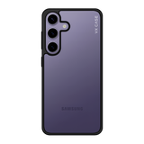 Capa para Galaxy S25 - Transparente com Bordas Pretas - Jet Black