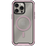 Capa Magsafe para iPhone 15 Pro Transparente com Borda Rosa - Shield Cover II