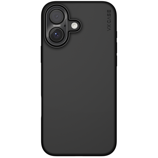 Capinha de Celular Smooth preta VX Case para iPhone 16