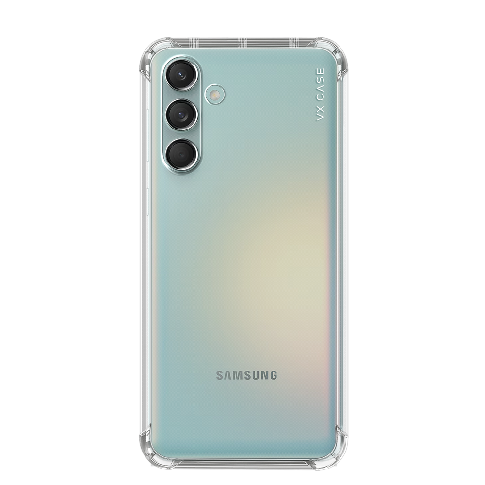 Capinha de Celular TPU Anti-Shock transparente VX Case para Samsung Galaxy M55