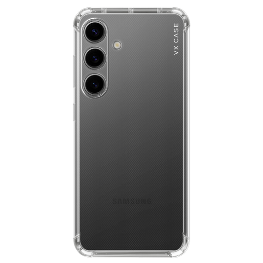 Capinha de Celular TPU Anti-Shock transparente VX Case para Samsung Galaxy S24 FE