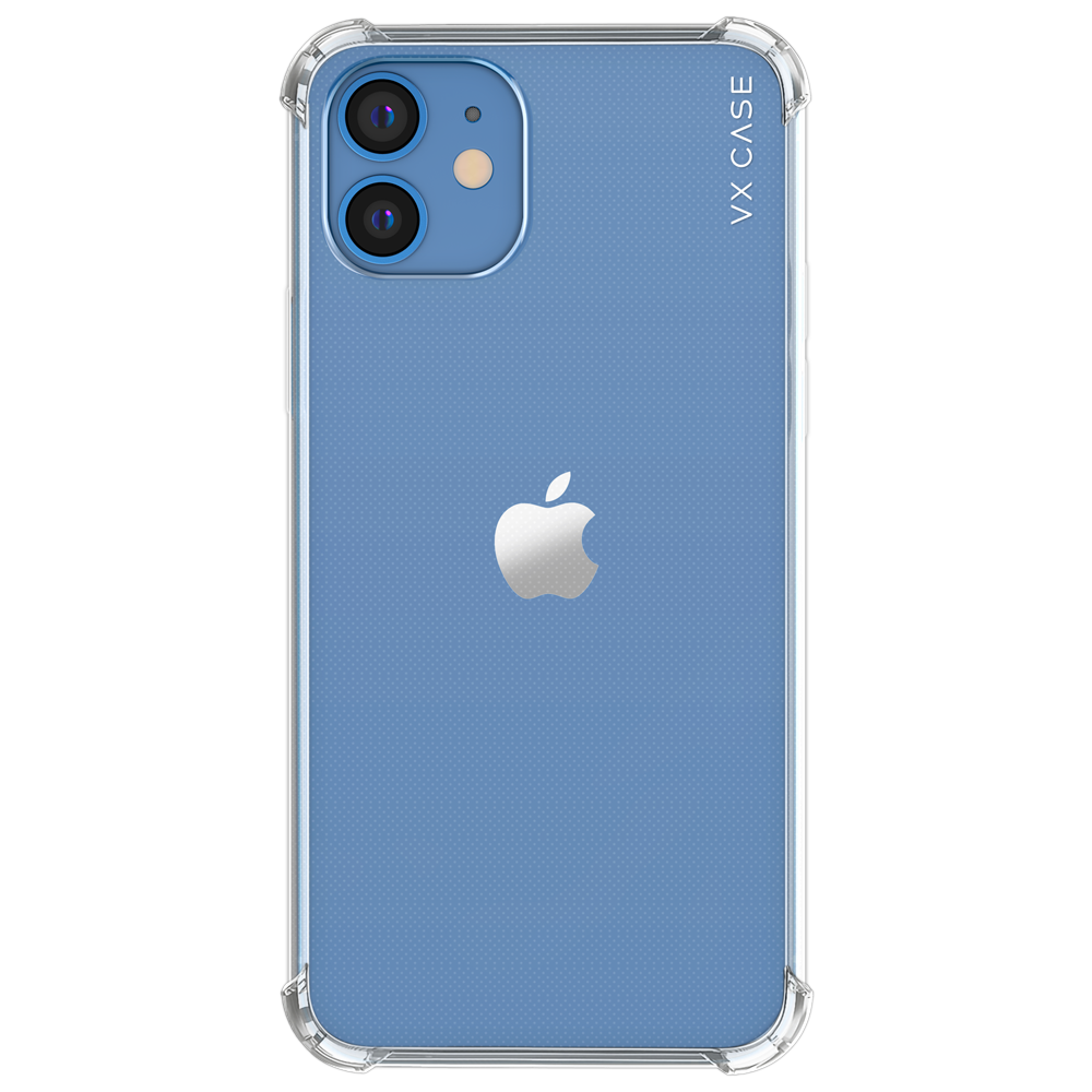 Capa para iPhone 12 Mini de Silicone TPU Transparente - VX Case