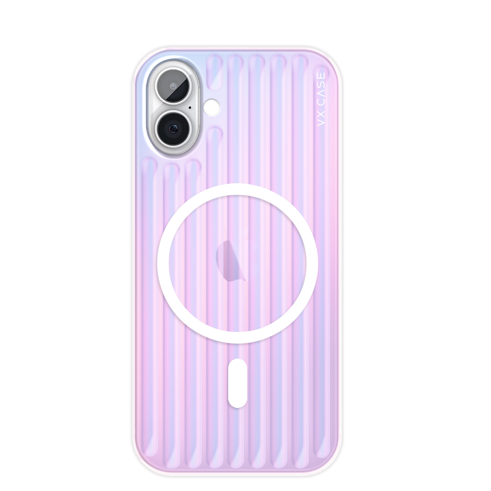 Capinha de Celular Glam Rainbow com MagSafe VX Case para iPhone 16 Plus