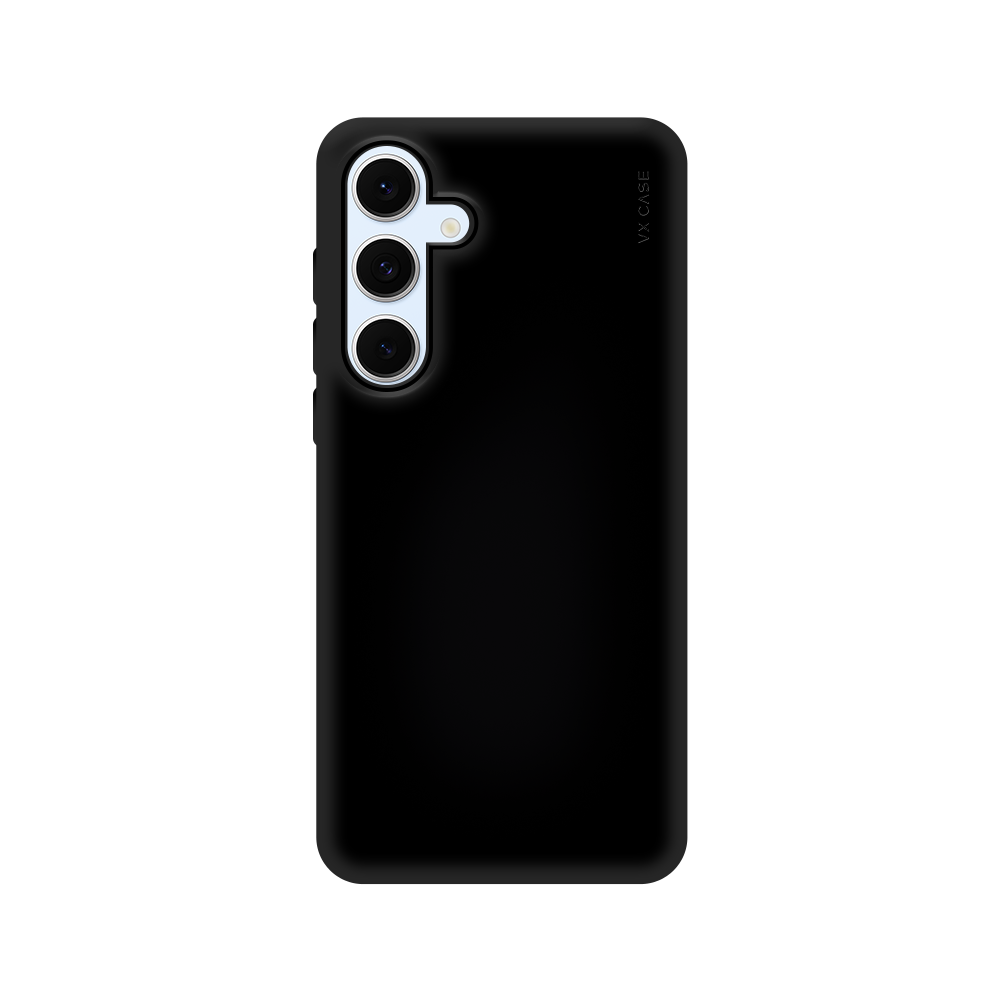 Capinha de Celular Smooth preta VX Case para Samsung Galaxy S24 FE