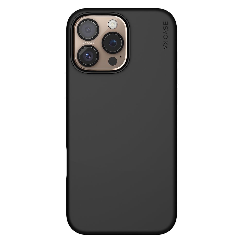 Capinha de Celular Smooth preta com MagSafe VX Case para iPhone 16 Pro Max