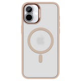 Capa Magsafe para iPhone 16 Plus Rosé Gold com Fundo Fosco - Titanium