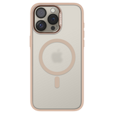 Capa Magsafe para iPhone 16 Pro Max Rosé Gold com Fundo Fosco - Titanium