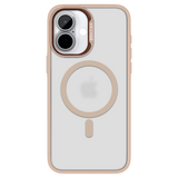 Capa Magsafe para iPhone 16 Rosé Gold com Fundo Fosco - Titanium