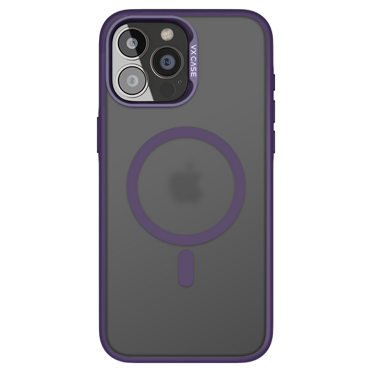 Capinha de Celular Titanium deep purple com MagSafe e fundo fosco VX Case para iPhone 14 Pro Max 