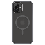 Capa Magsafe para iPhone 16 Plus Graffiti com Fundo Fosco - Titanium