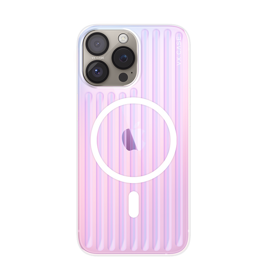 Capinha de Celular Glam Rainbow com MagSafe VX Case para iPhone 16 Pro