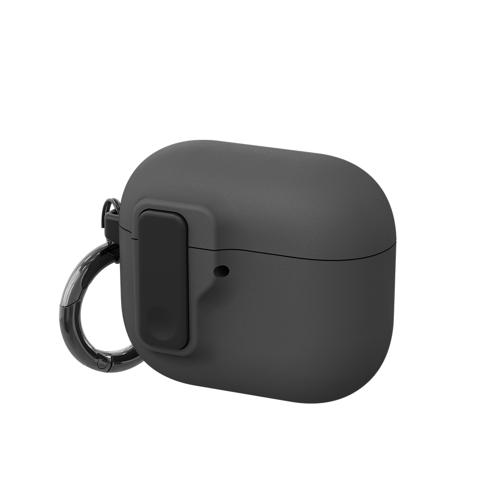 Case protetora para AirPods 4 / Pro 4 Preta - Alcântara