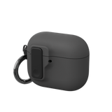 Case protetora para AirPods 4 / Pro 4 Preta - Alcântara