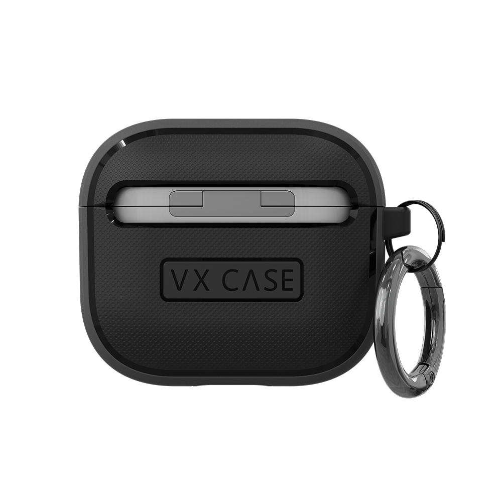 Case protetora para AirPods 4 / Pro 4 Preta - Alcântara